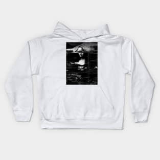 Mona Lisa Glitch Kids Hoodie